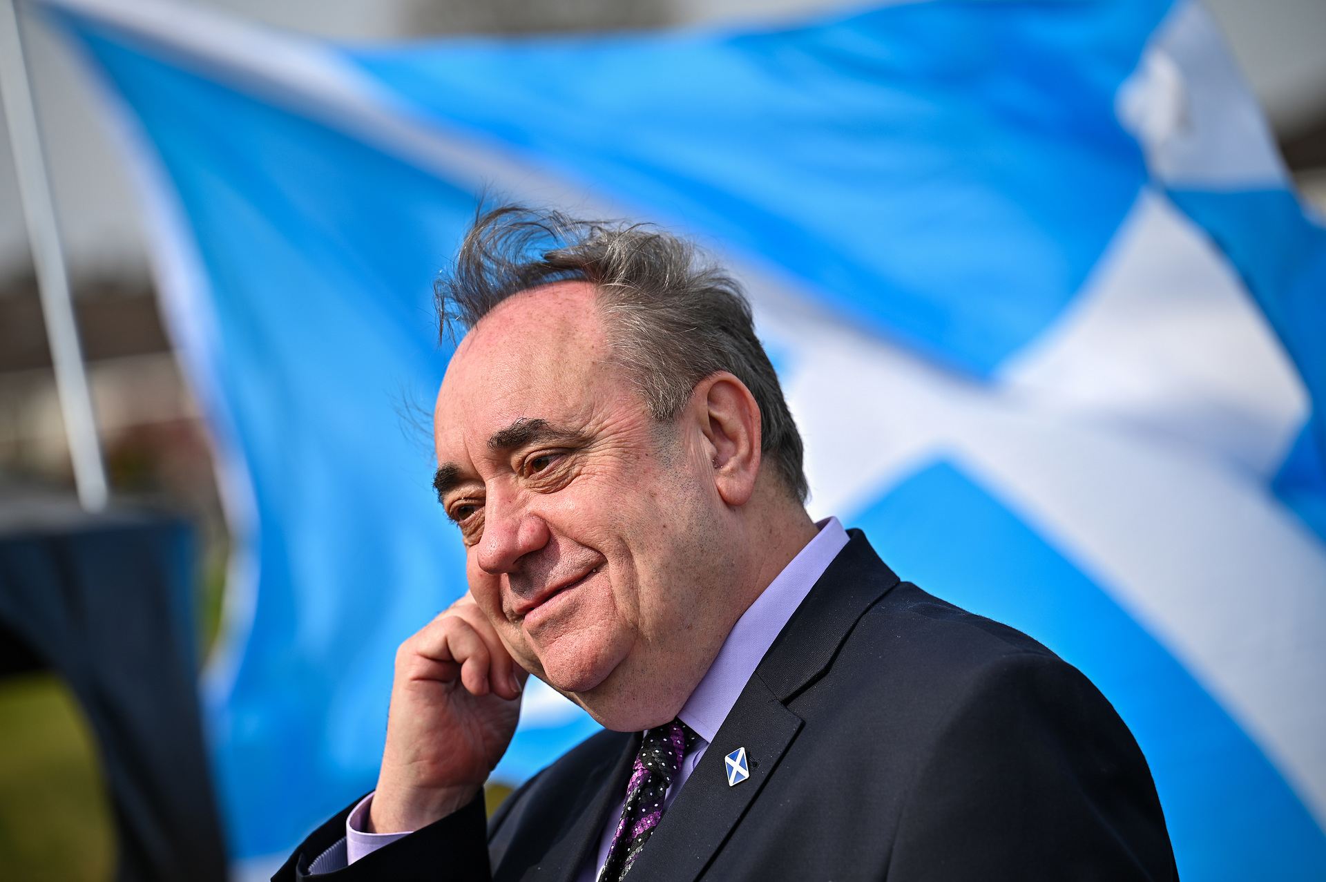  Former First Minister Alex Salmond and leader of the Alba party