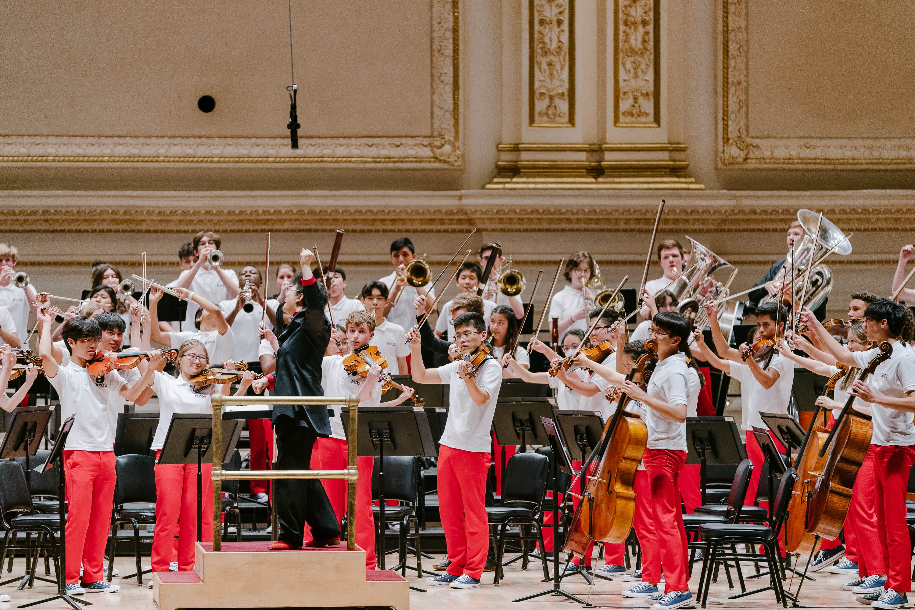 The 2025 festival will see the European debut of the National Youth Orchestra 2, inaugurating a three-year partnership with Carnegie Hall in New York (Fadi Kheir/PA). 