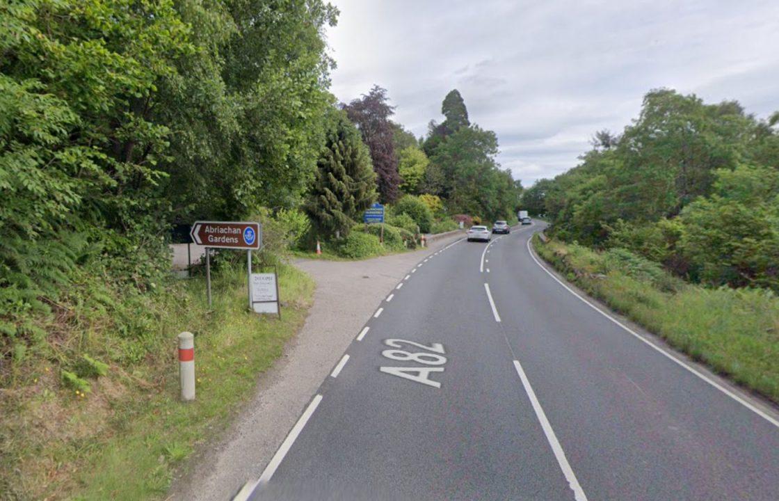 Search for van driver after woman seriously injured in A82 hit-and-run