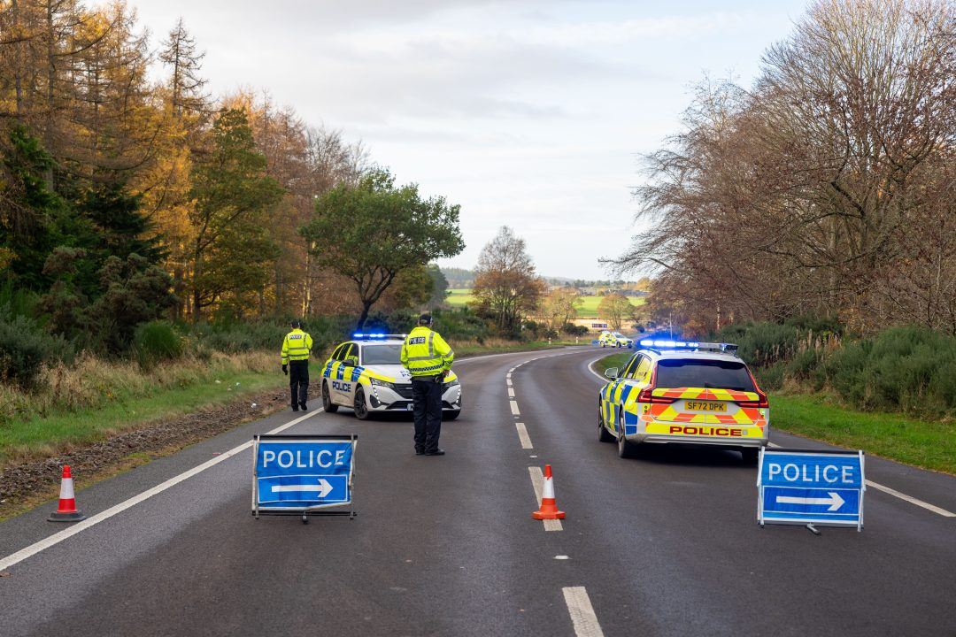 A96 closed in both directions after two-vehicle crash as drivers urged to avoid area