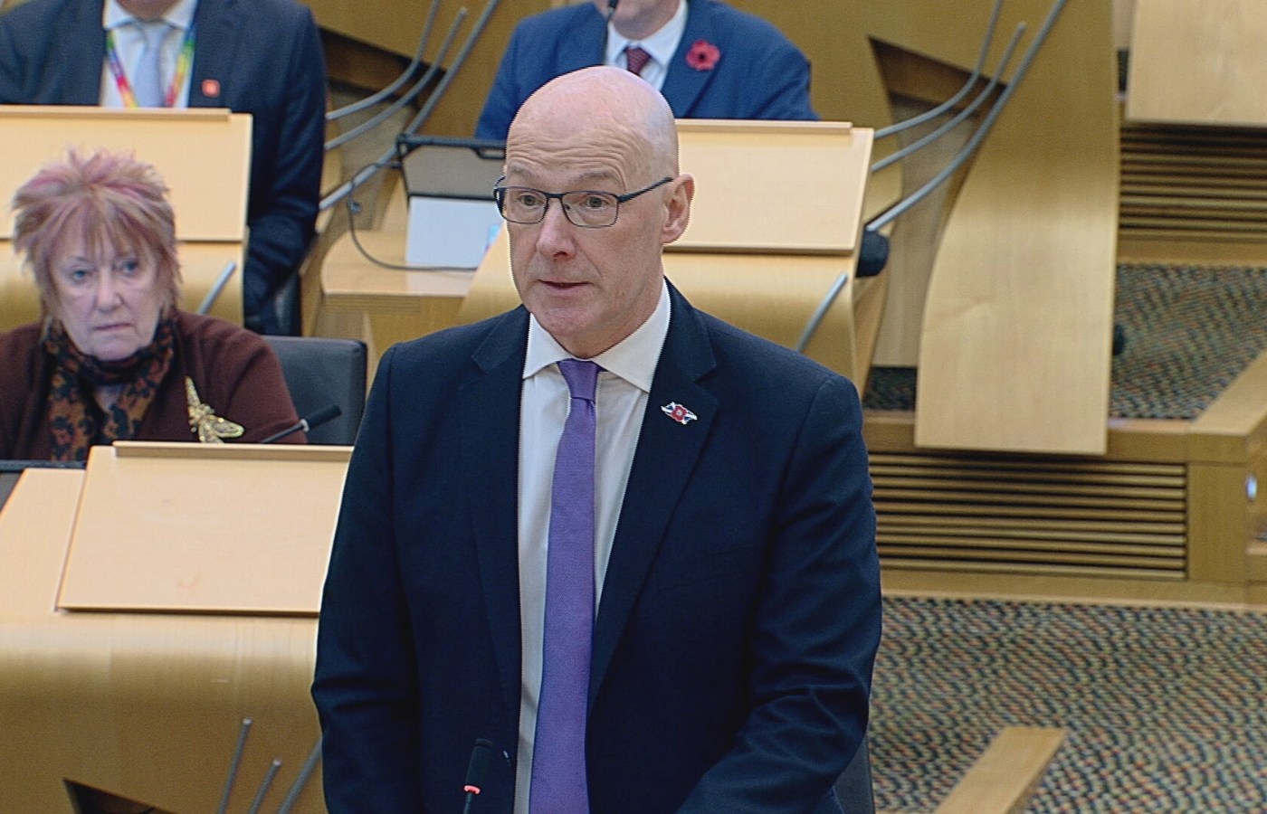 Swinney in chamber