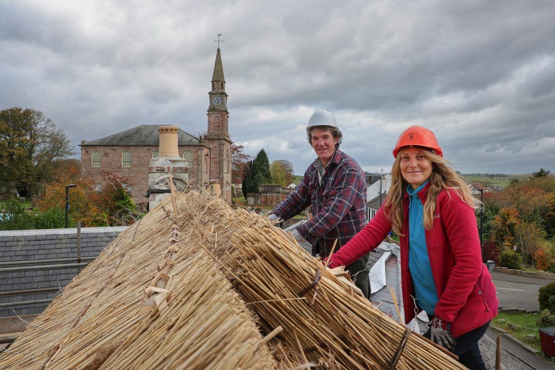 Restoration gets under way of thatched building linked to Robert Burns