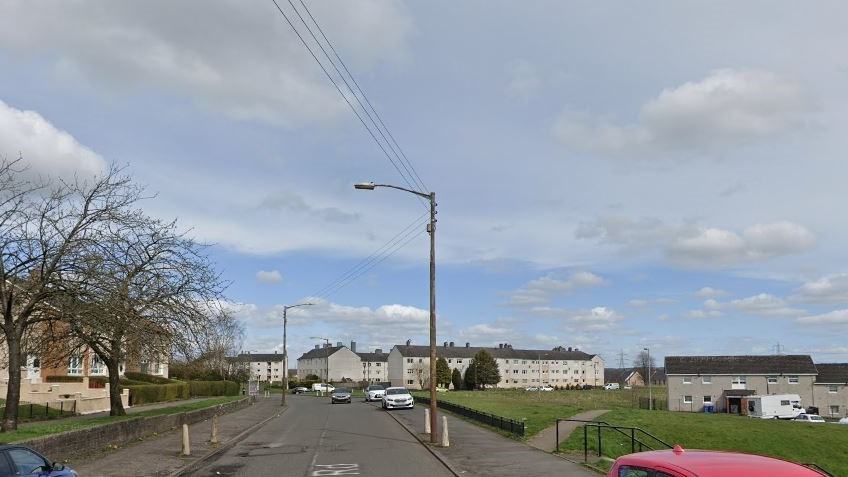 Man taken to hospital after being attacked and robbed on Lochdorchart Road in Glasgow