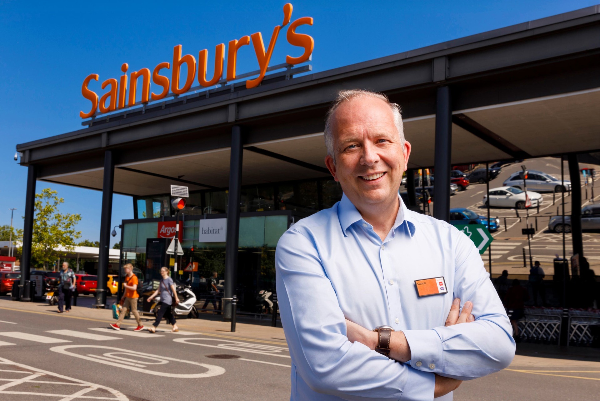 Sainsbury’s chief executive Simon Roberts said the chain had ‘worked hard’ to improve the prices of staple items (Sainsbury’s/PA) 