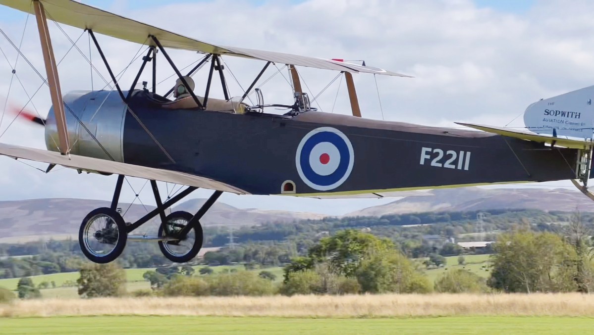 A group of pensioners from East Lothian have made history and fulfilled a 24-year dream by flying a homemade replica of an iconic First World War plane.