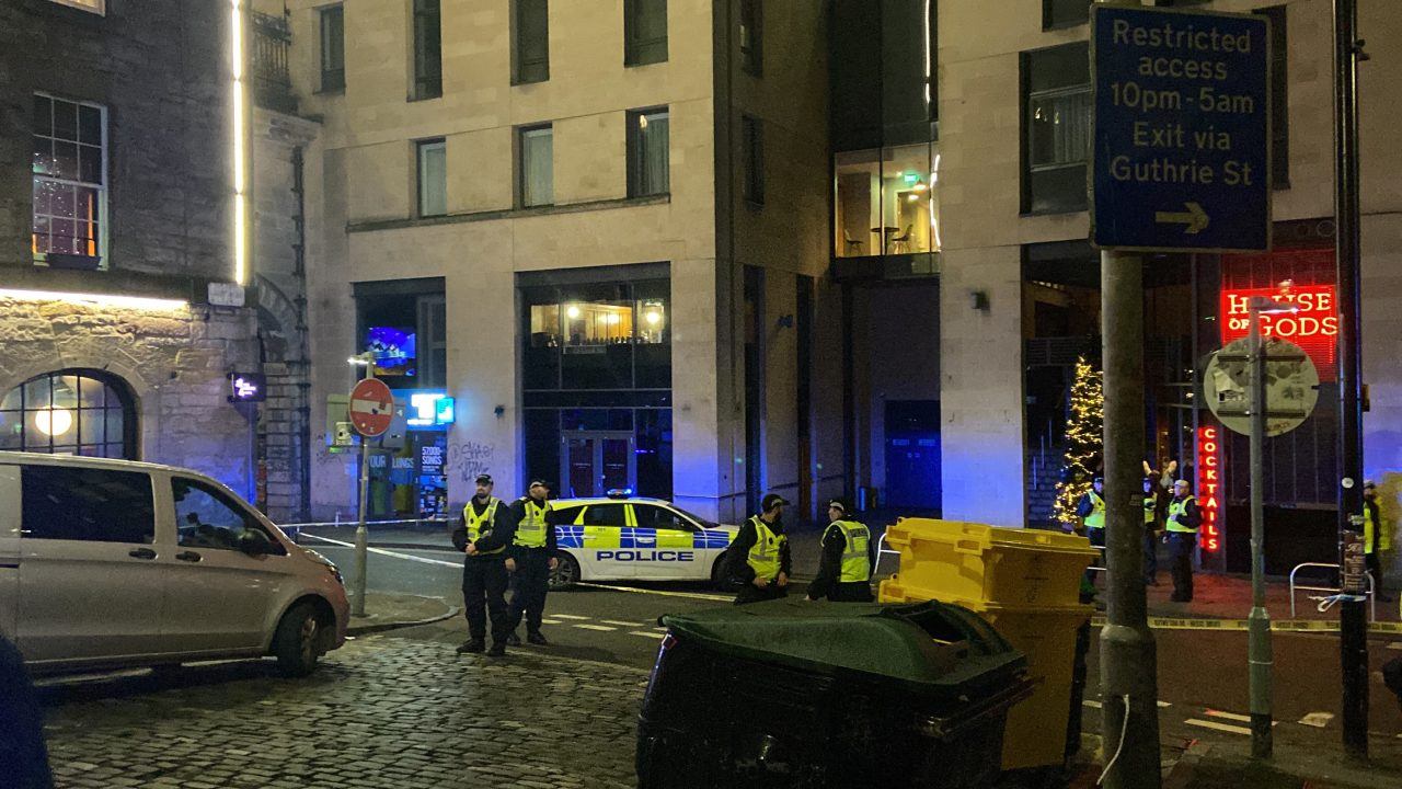 Edinburgh Cowgate sealed off as police investigate reports of collision involving pedestrian and vehicle