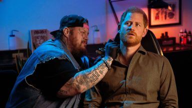 Harry performs ‘tattoo’ sketch with Jelly Roll to promote 2025 Invictus Games