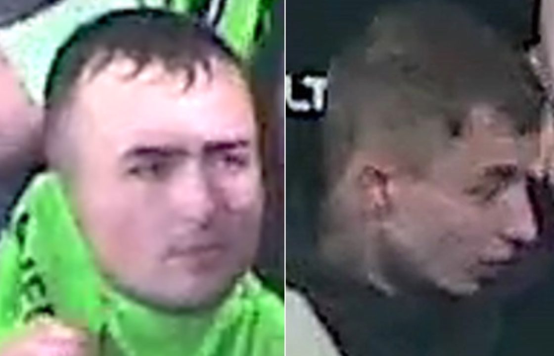 Search for men three months after incident at Celtic Champions League match