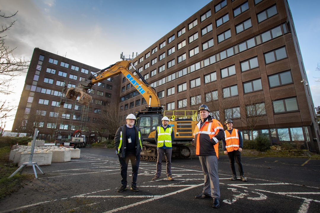 Cumbernauld regeneration begins with demolition of ‘landmark’ office building