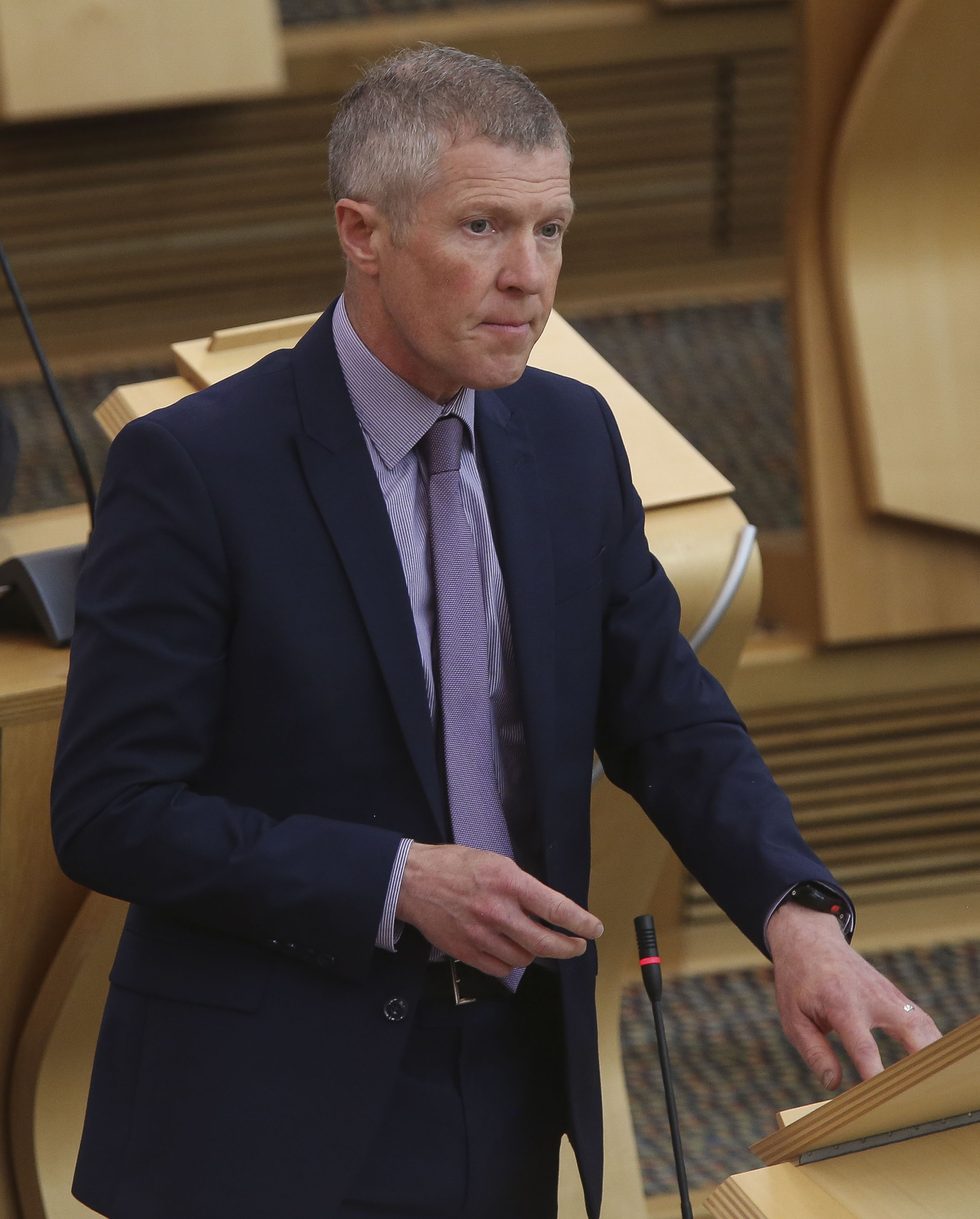 Scottish Liberal Democrat Education Spokesperson Willie Rennie said the consortia arrangement figures showed there were ‘not enough teachers in key subjects’ (Fraser Bremner/Scottish Daily Mail/PA). 