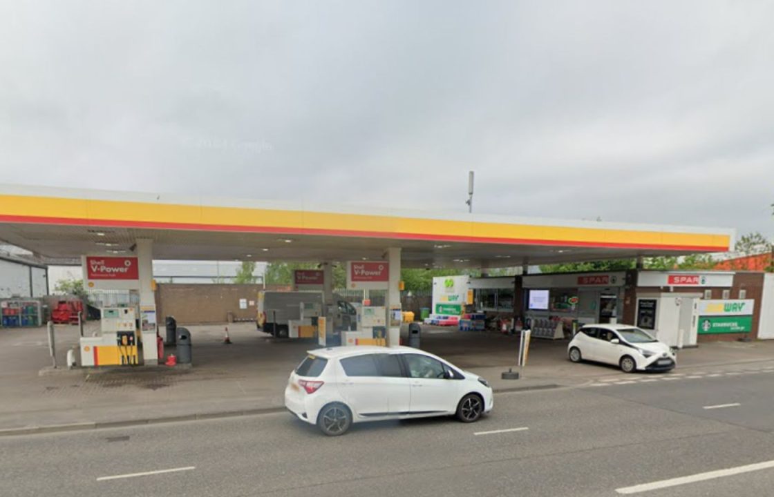 Hunt for man wearing pyjamas after Stirling petrol station robbed in early hours