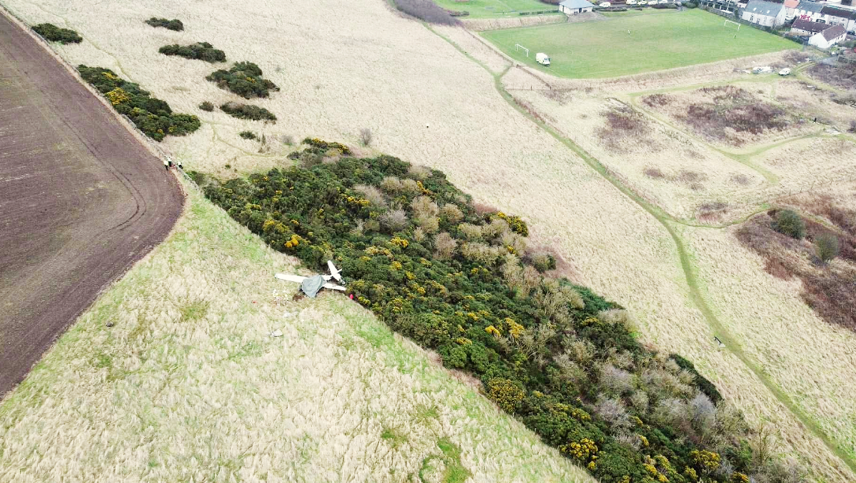 Light aircraft crashes near Fife airport with emergency services on scene