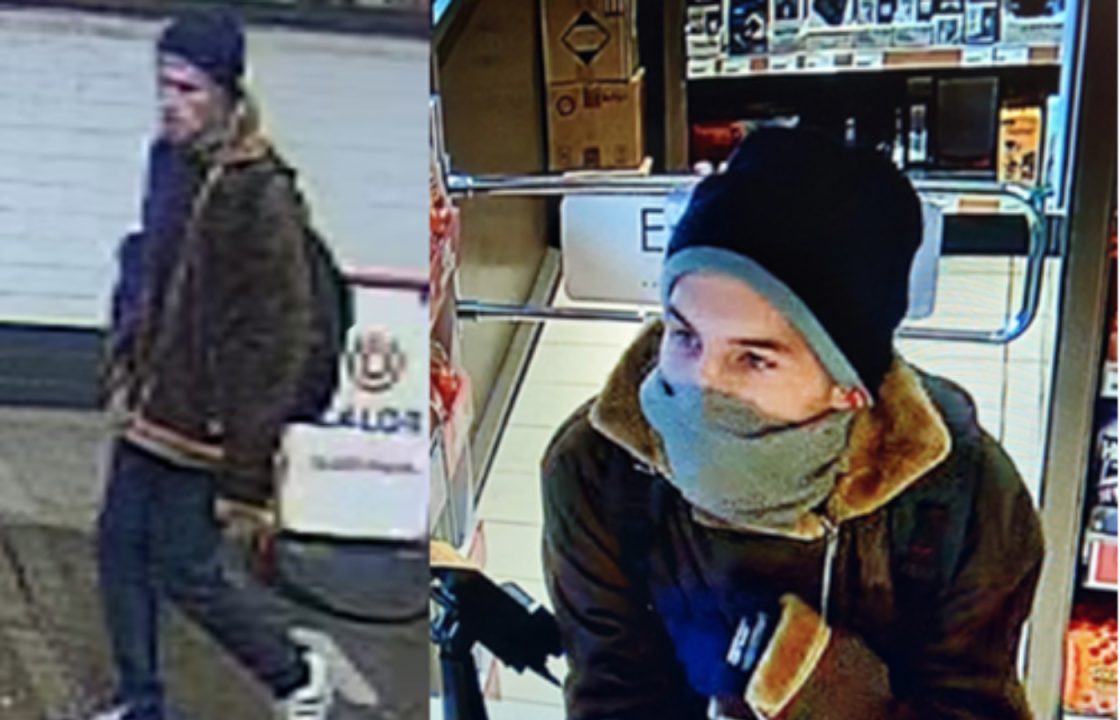 Hunt for man with face covering after Edinburgh petrol station robbery