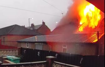 Man in hospital and homes evacuated after Wishaw fish and chip shop fire