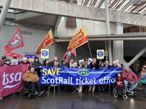 RMT to call strike ‘if needs be’ over proposed cuts to rail ticket office hours