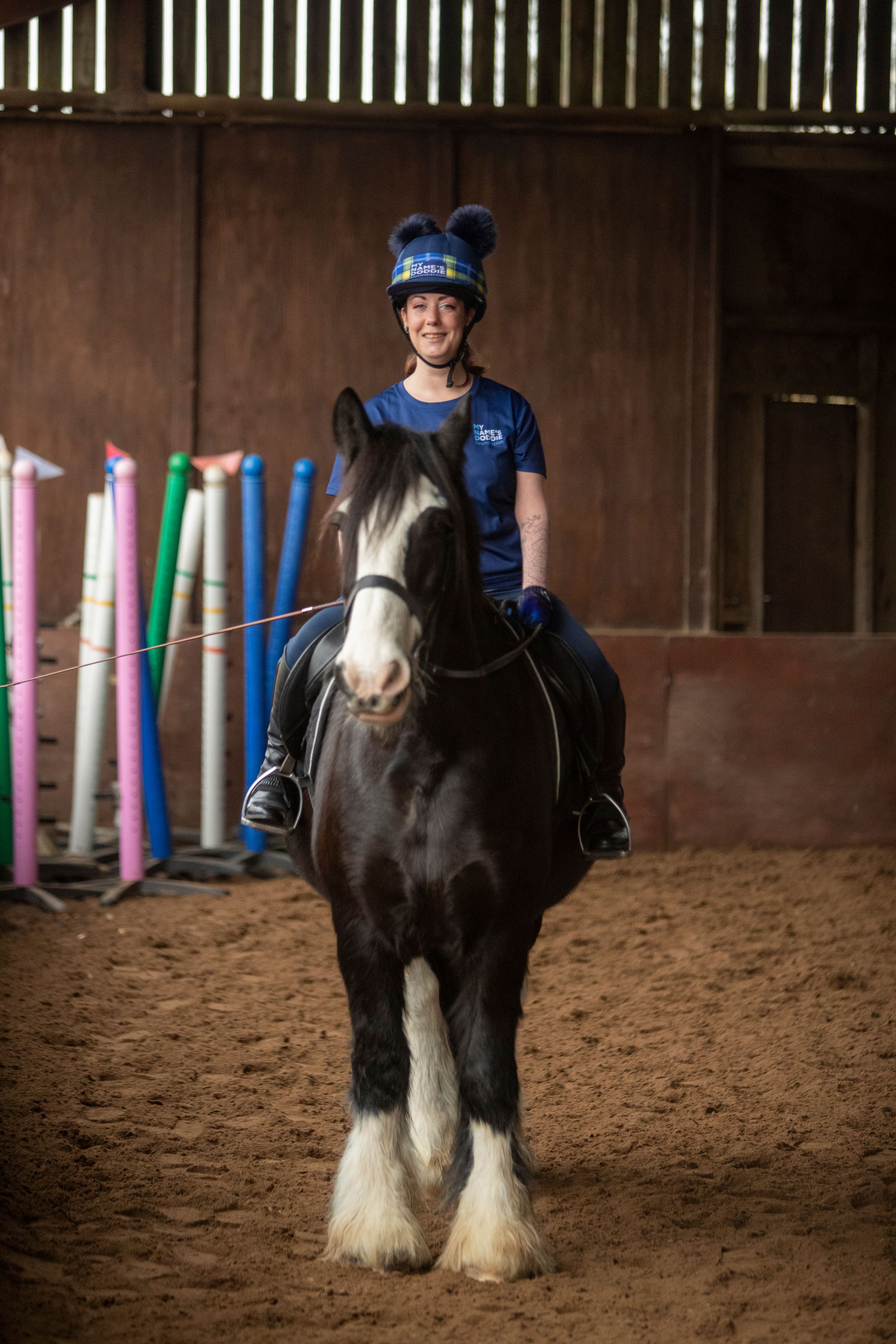 Sheree Gregg has found a new lease of life through horse riding (Roddy Mackay Photography/PA).