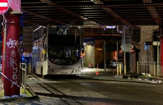 Road reopens after double-decker bus crashed into bridge in Glasgow as passenger fighting for life