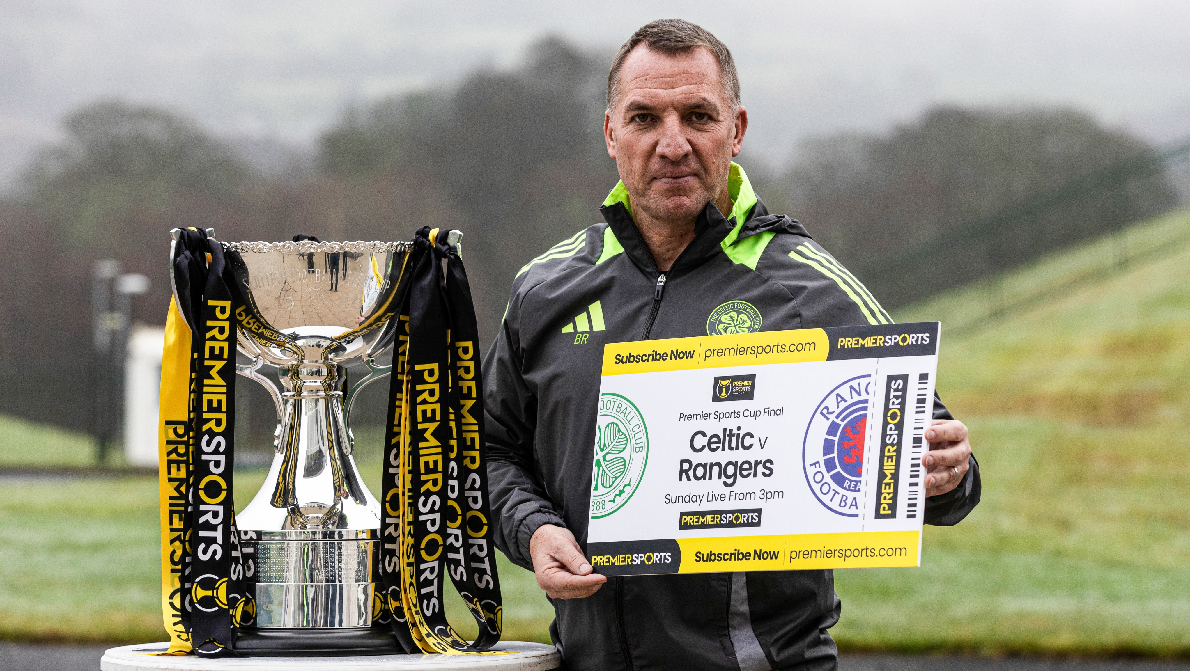 Brendan Rodgers hopes to be celebrating with the trophy at full time. (Photo by Craig Williamson / SNS Group)