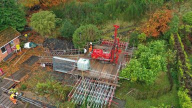 Hidden 120m mine shaft collapses in couple’s back garden in North Lanarkshire