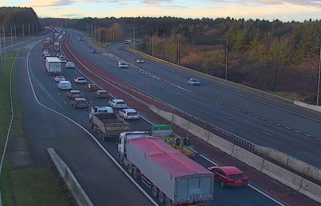 Rush hour traffic disrupted in West Lothian after crash closes M8 junction