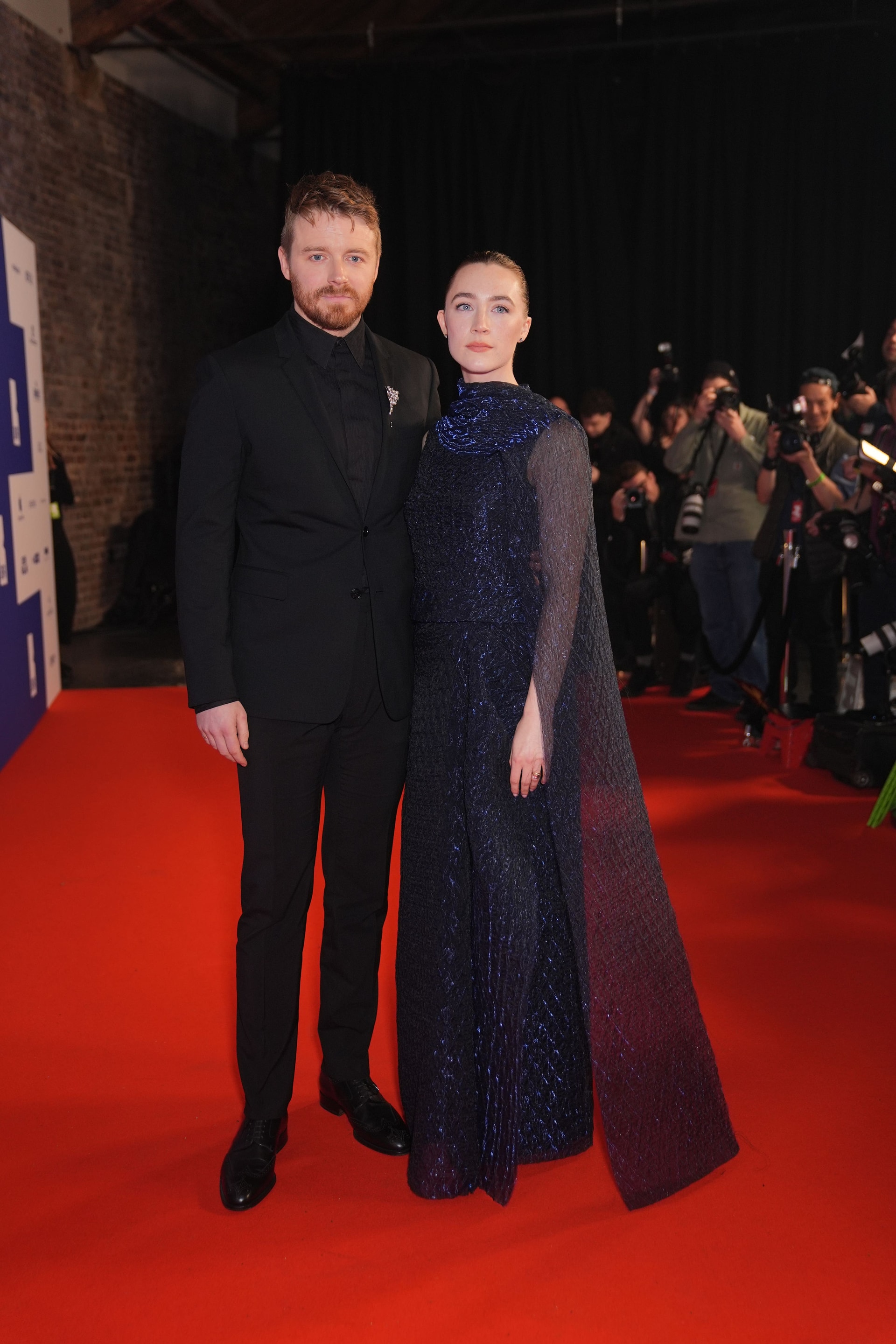 Jack Lowden and Saoirse Ronan attending the British Independent Film Awards ceremony (Yui Mok/PA). 