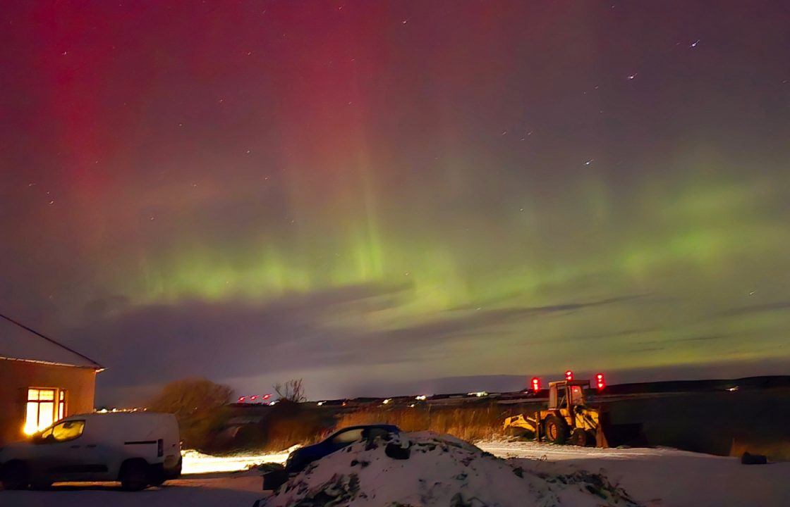 Scottish skies awash with colour as Northern Lights put on dazzling display