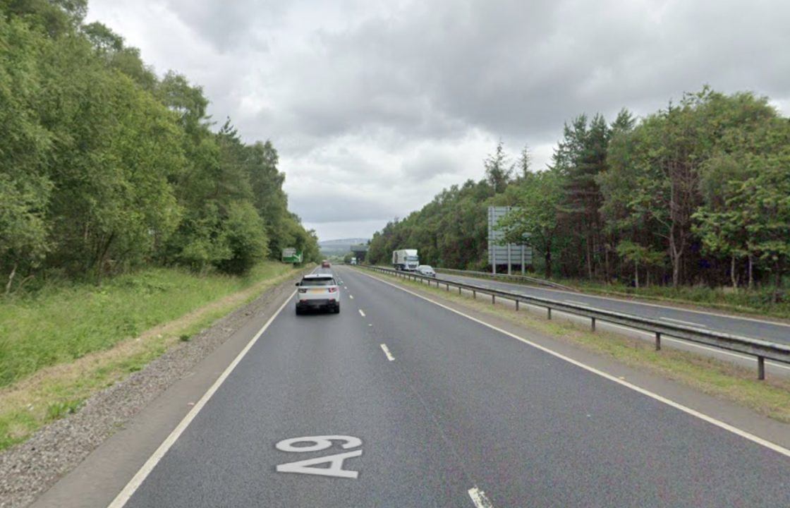 Driver in serious condition in hospital following four-vehicle crash on A9 near Dunblane