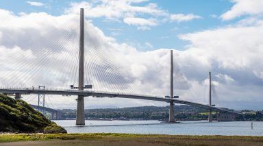 Crash involving multiple vehicles restricts lane on Queensferry Crossing