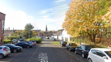 Manhunt under way after occupants abandon car following Glasgow police chase