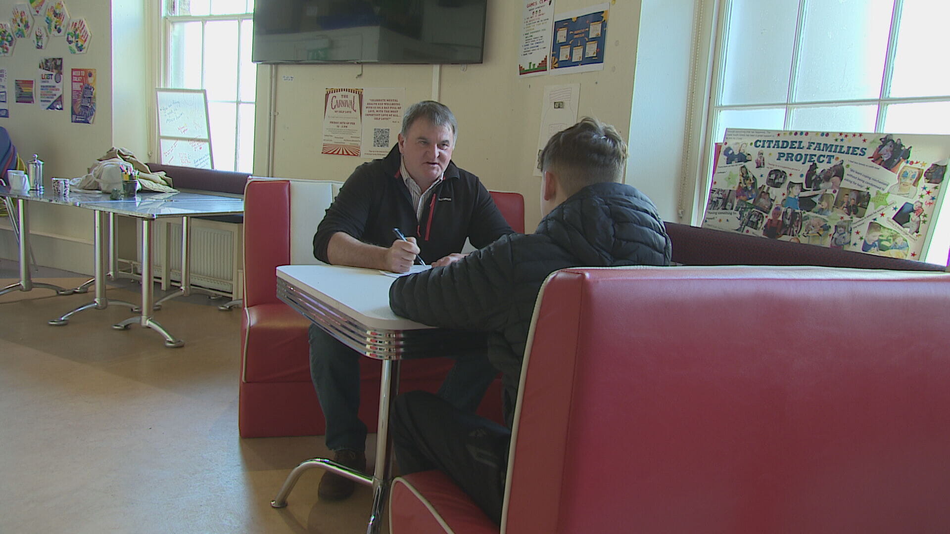 Willy Barr, manager of the Citadel Youth Centre in Leith.