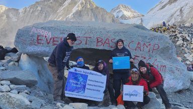 ‘Tears of joy’ as brain injury group hike to Everest base camp