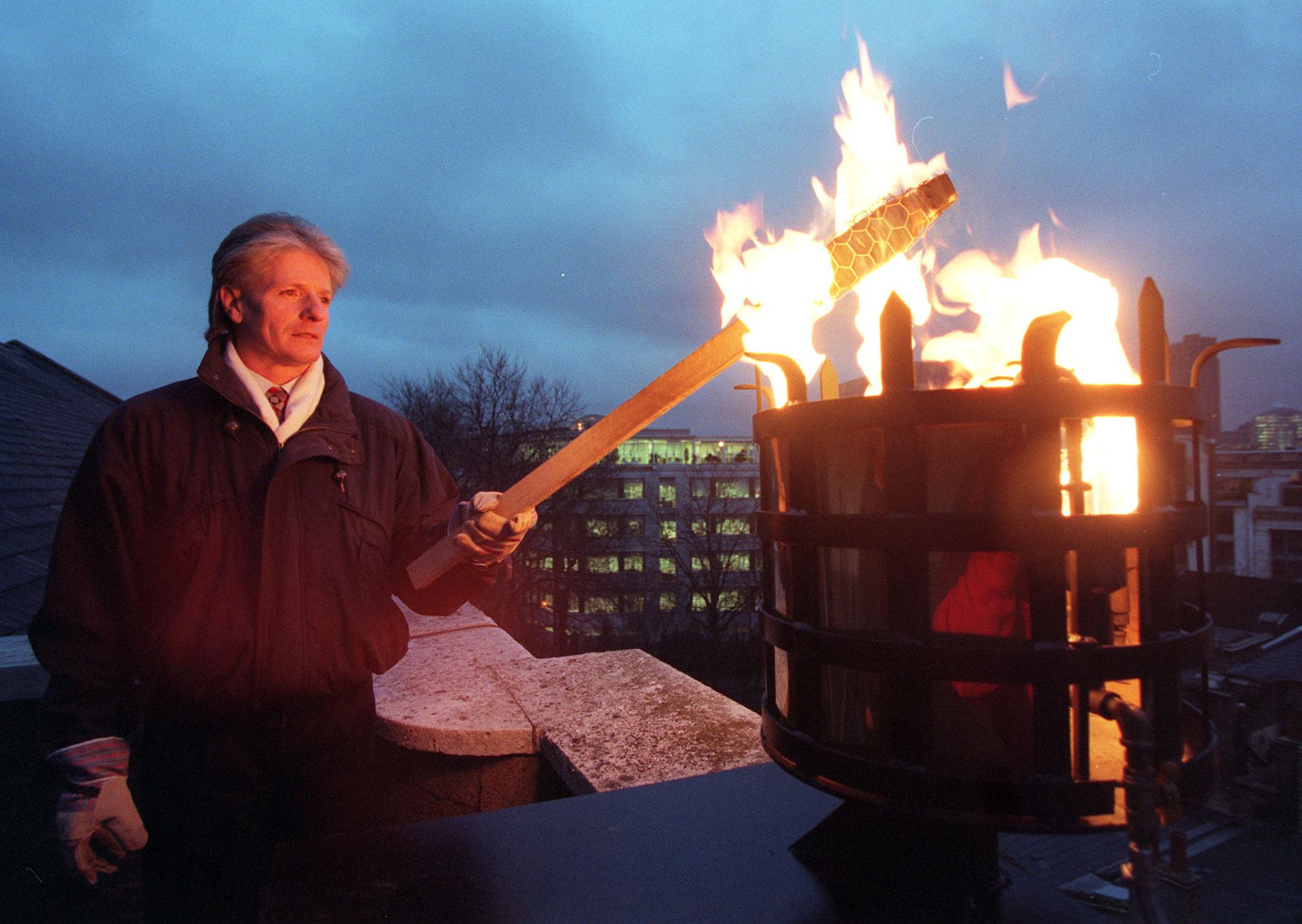 Bruno Peek staged the Millennium Beacon project (Peter Jordan/PA). 