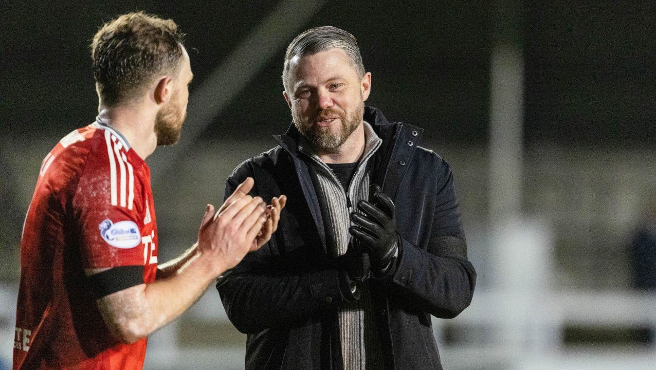 Jimmy Thelin delighted to end Aberdeen’s winless run at Elgin