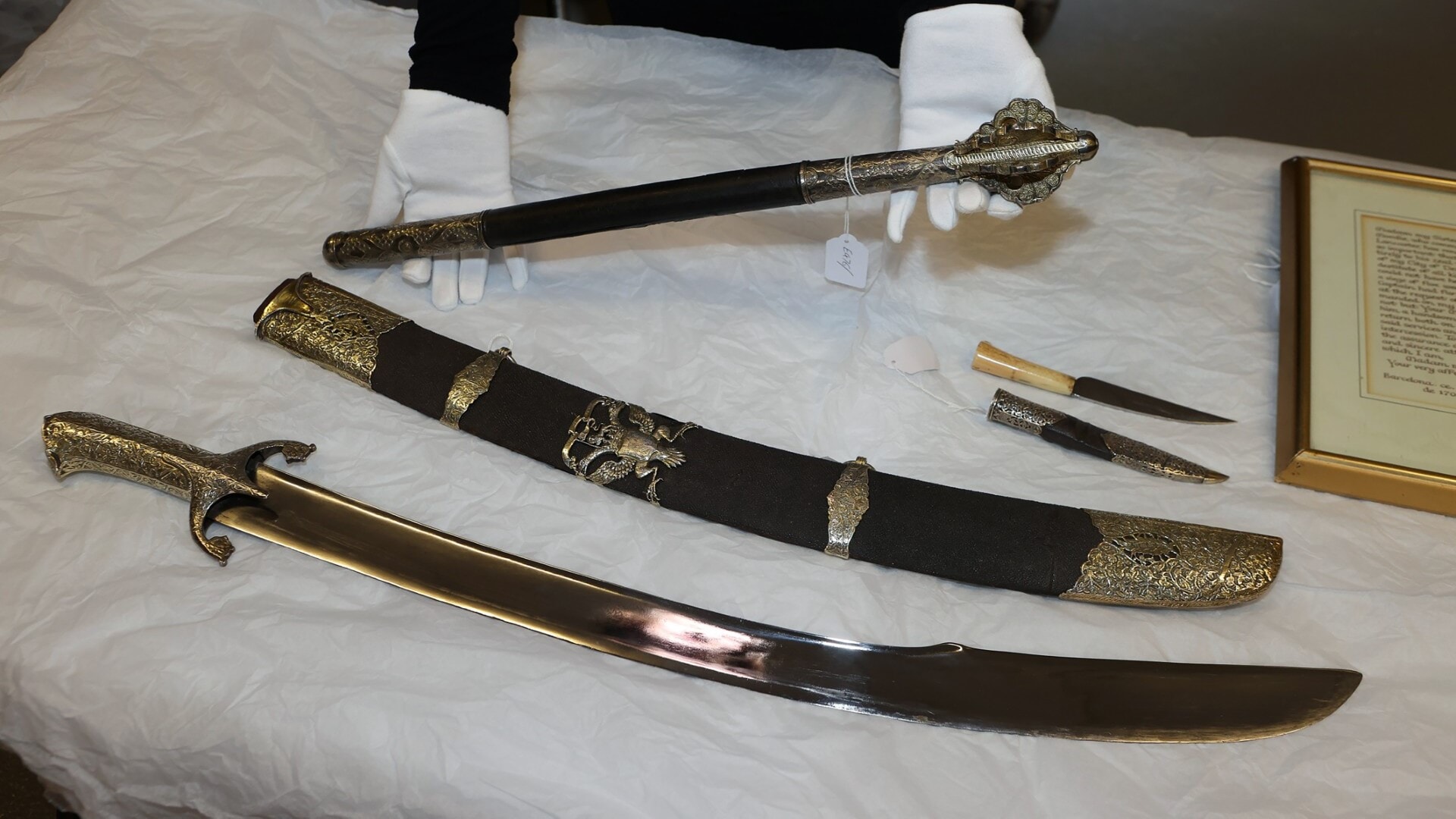 The weapons will go on show in The Orkney Museum 