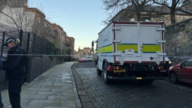 Edinburgh streets closed as bomb squad called  days after ‘substances’ found in property