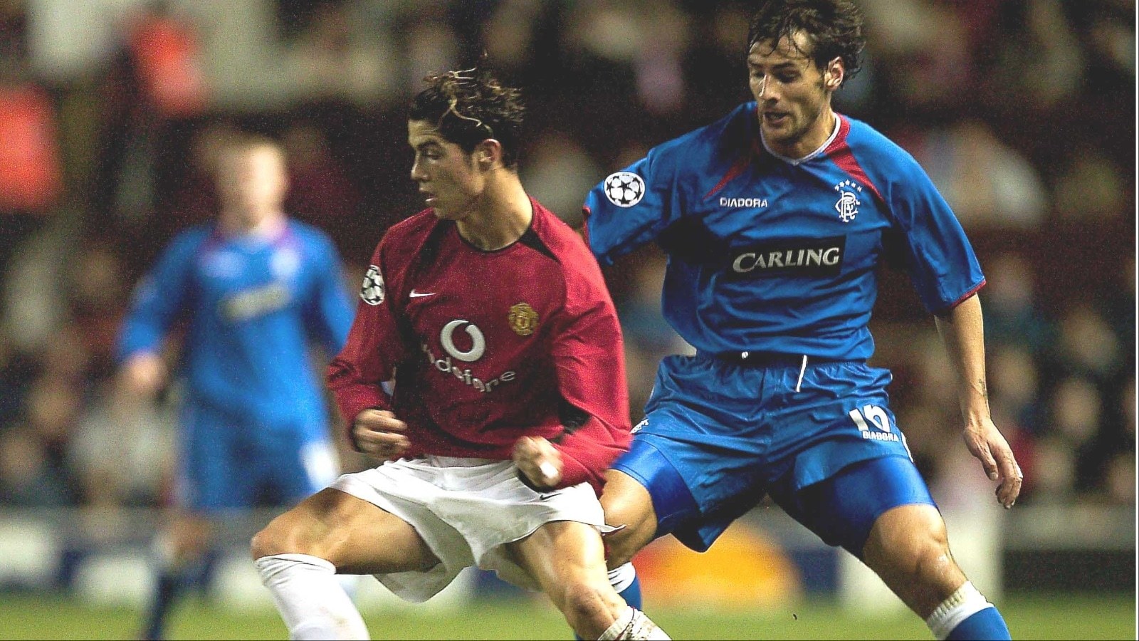 Star forward Cristiano Ronaldo made one of his first Champions League appearances in the fixture 22 years ago.