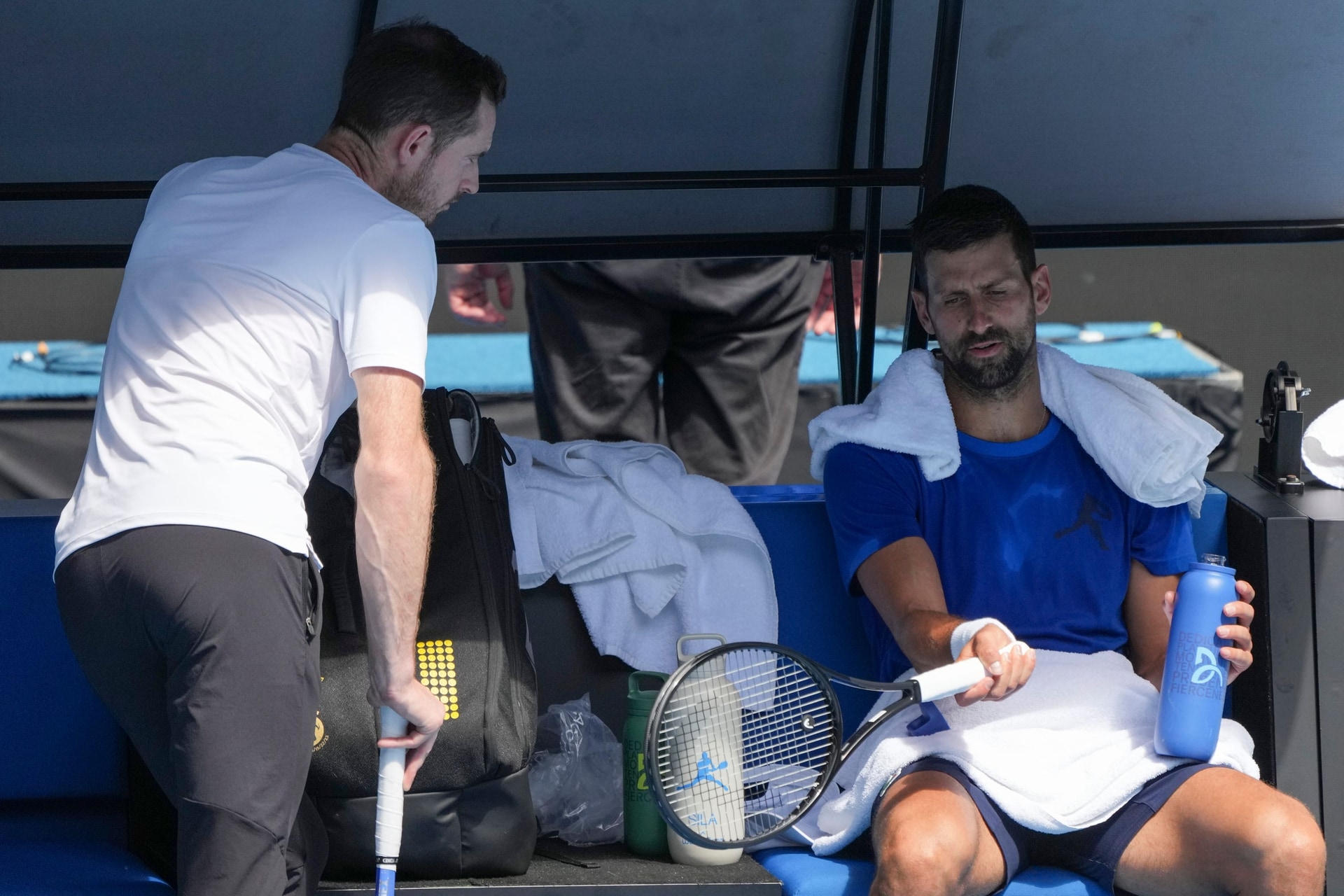 <em>Murray and Djokovic are working well together (Mark Baker/AP)</em>”/><cite class=cite>PA Media</cite></div><figcaption aria-hidden=true><em>Murray and Djokovic are working well together (Mark Baker/AP)</em> <cite class=hidden>PA Media</cite></figcaption></figure><p>“It’s obviously been fascinating and interesting. There’s been some things that have been surprising but I expected him to be an extremely hard worker, very intense and always keen to learn, questioning lots of things, and wanting to get better.</p><p>“I’ve found at times coaching maybe a little bit more demanding than I expected.</p><p>“I think when you’re a player, you just see what you do on the court, and you’re not involved in all the conversations with your team that go into each day, about how you’re feeling, or what it is that you’re going to work on, and the strategy and preparations for matches.</p><p>“But, obviously, as a coach and a team member, the days look a bit different. And, yes, it’s pretty demanding.”</p><div class=