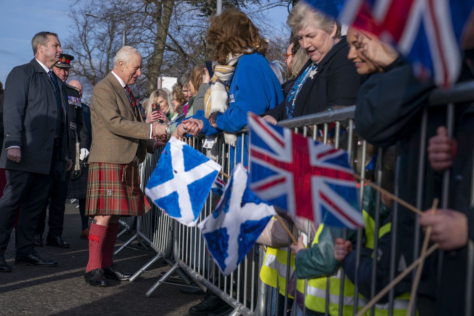 The King visited The Gate on Thursday