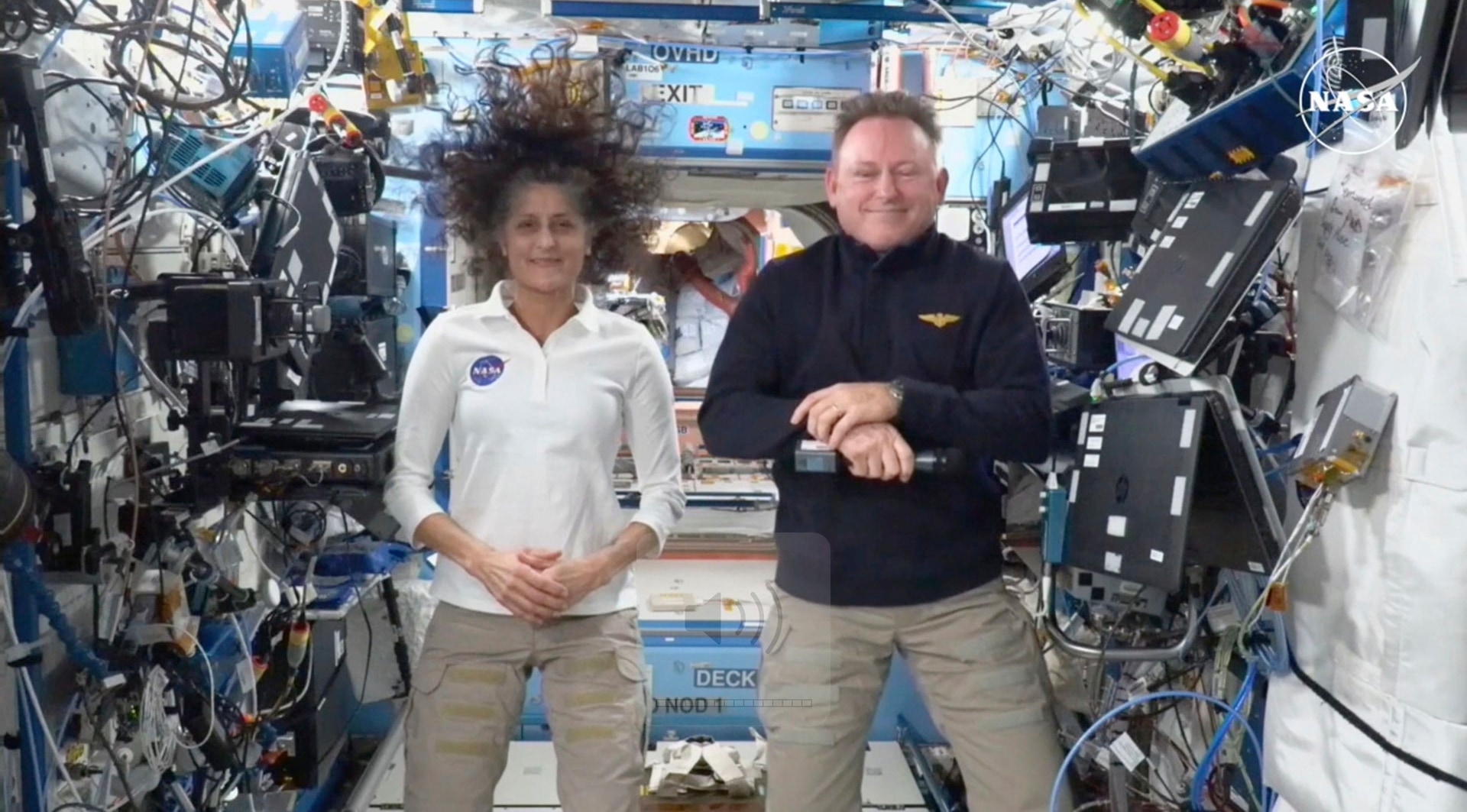 Suni Williams and Butch Wilmore (Nasa/AP).