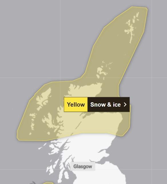 The Met Office confirmed a new alert on Wednesday from noon until midnight on Thursday for more travel disruption across the north due to snow and ice.