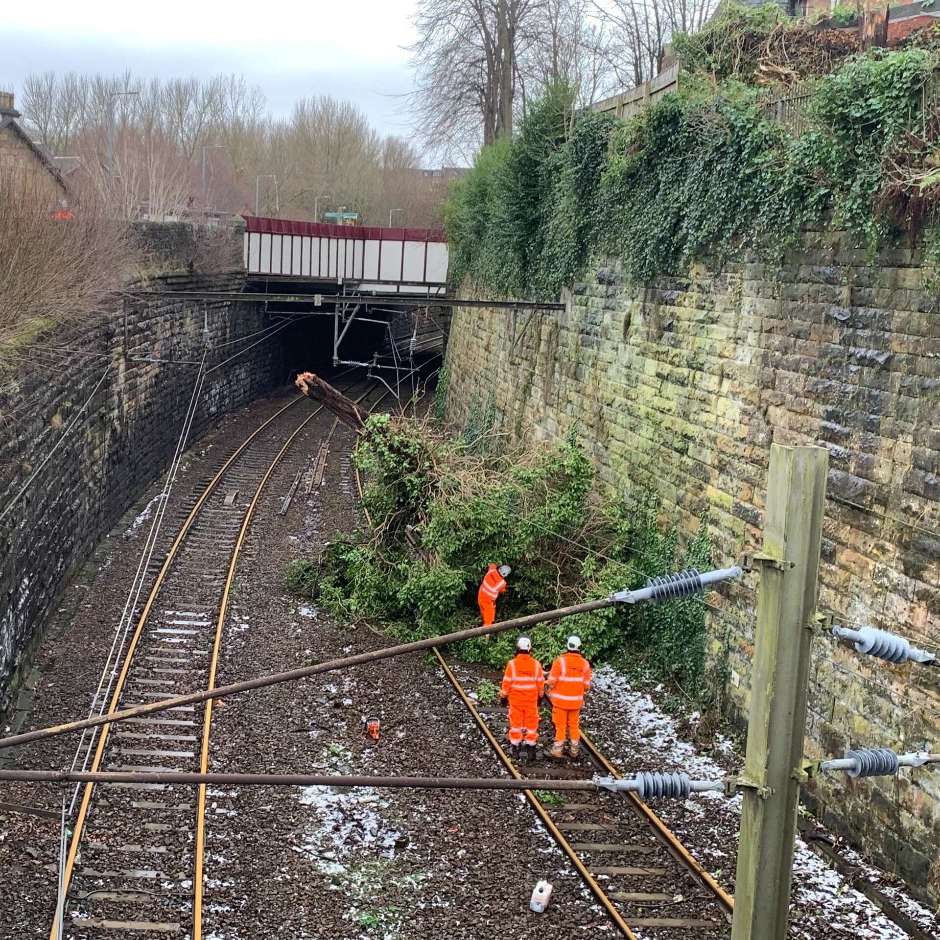 Some rail lines remain closed. 