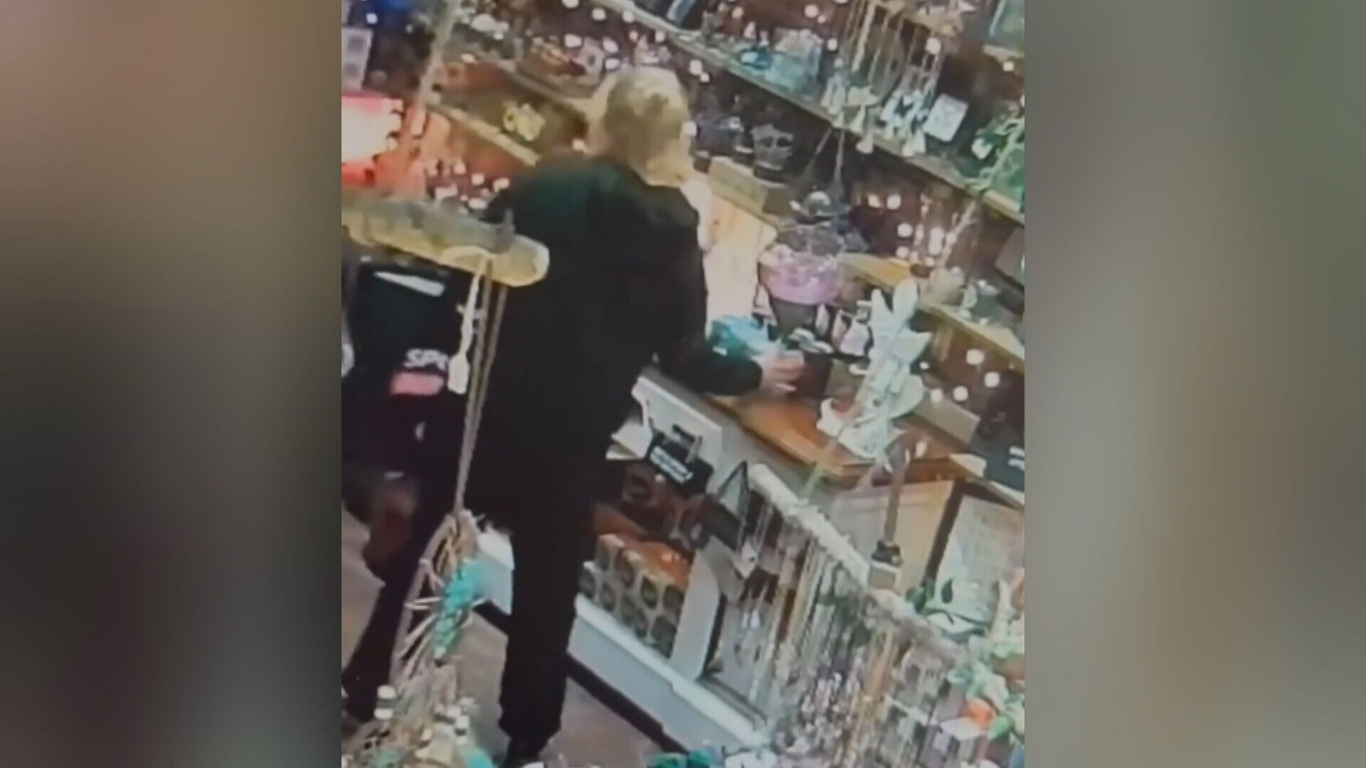 CCTV image shows theft at Lonely Broomstick shop in Falkirk