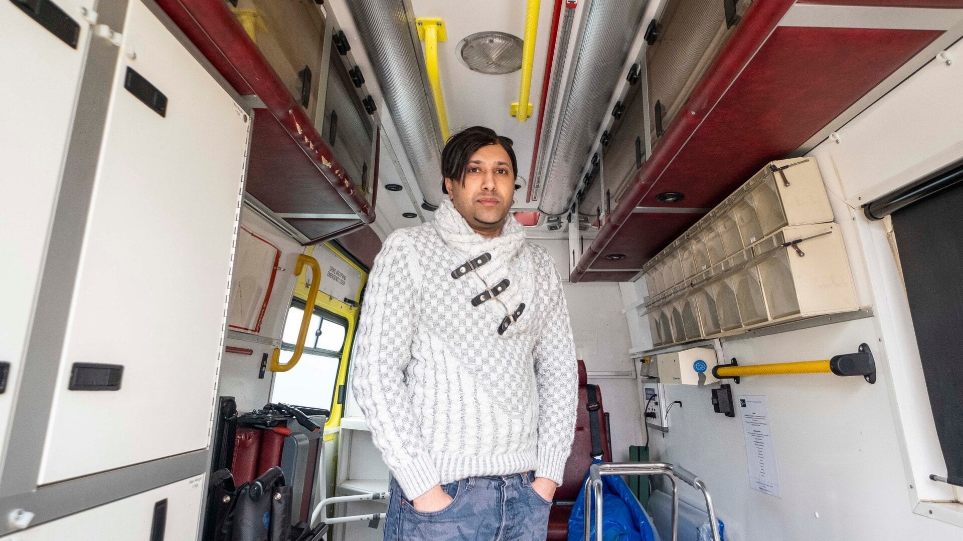 Umran Ali Javaid wants to buy more ambulances to send to areas of world in need 