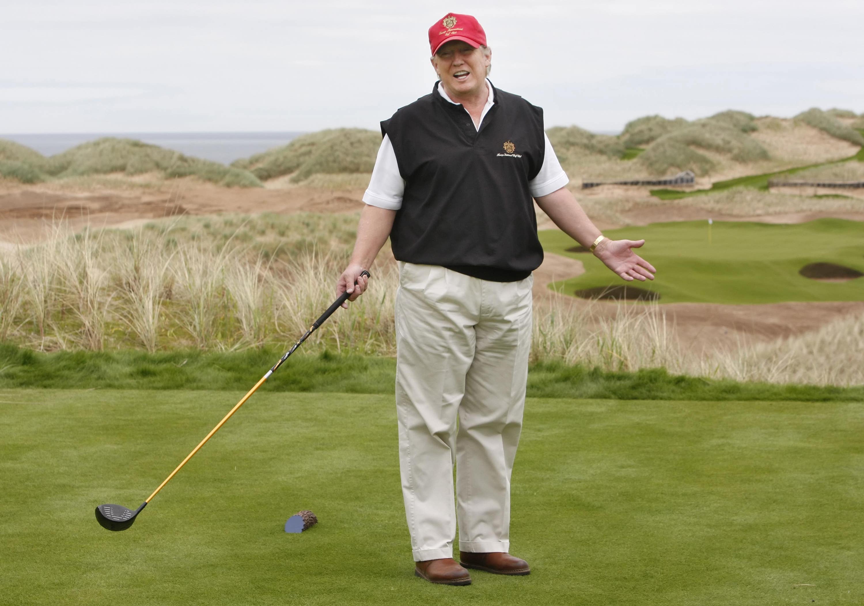 A new golf course in Aberdeenshire owned by Donald Trump is dedicated to his Scottish-born mother (Danny Lawson/PA).