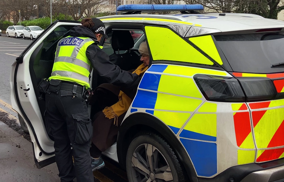 Woman, 74, first person in Scotland arrested and charged und er abortion protest law