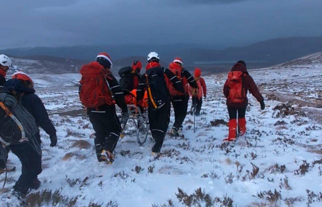 RAF crew flies 260 miles to join rescue of five climbers after avalanches in Cairngorms