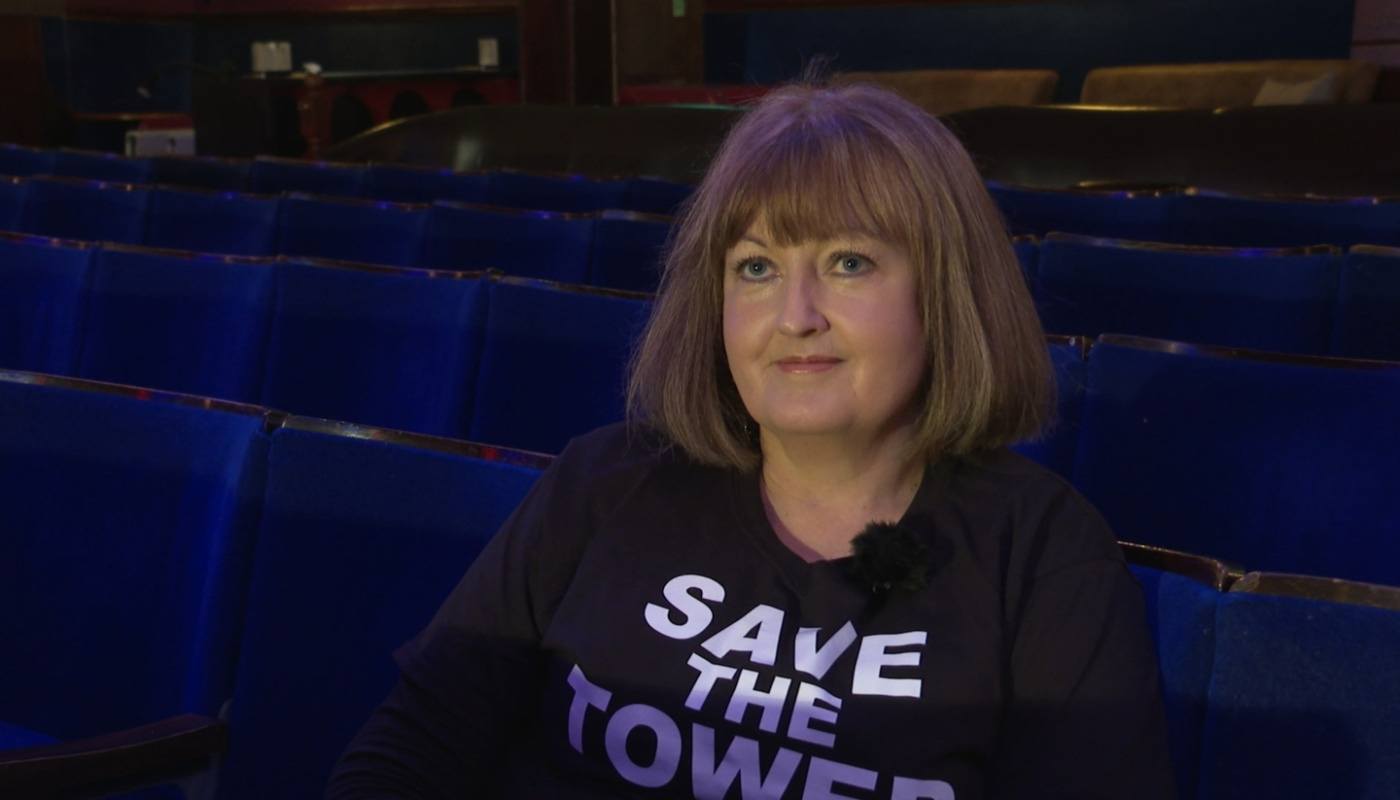 Donna Hicks is part of the Save the Tower group in Helensburgh