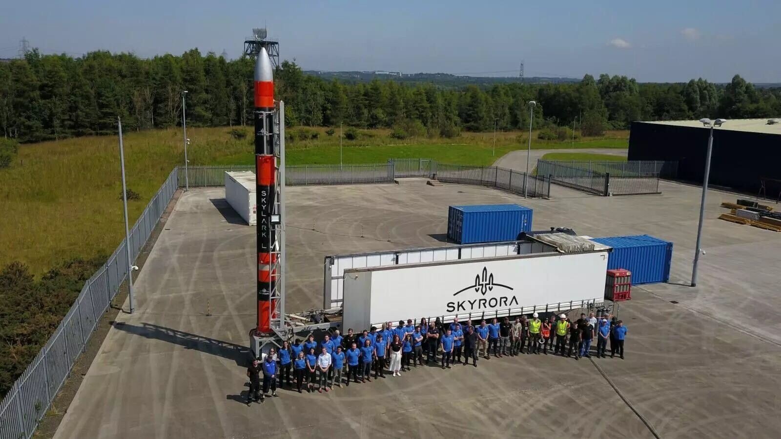 Skyrora will carry out an initial launch of a smaller rocket called Skylark