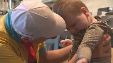 Clown doctors bring joy to young Scottish patients with visual impairments