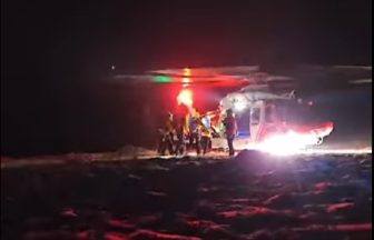 Two hikers airlifted off Highland mountain after being ‘hit by piles of hardened snow’